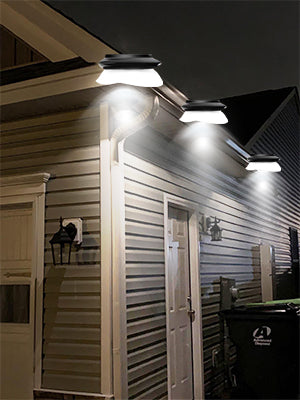 solar gutter lights