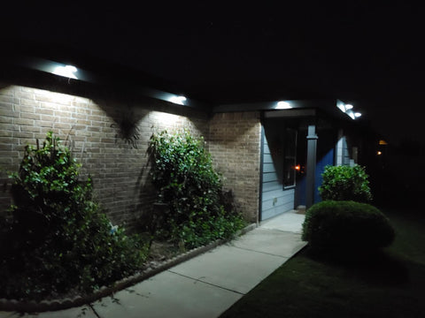 solar gutter lights outdoor