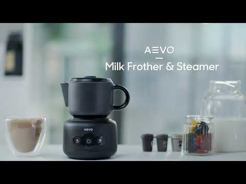 aevo milk frother and steamer