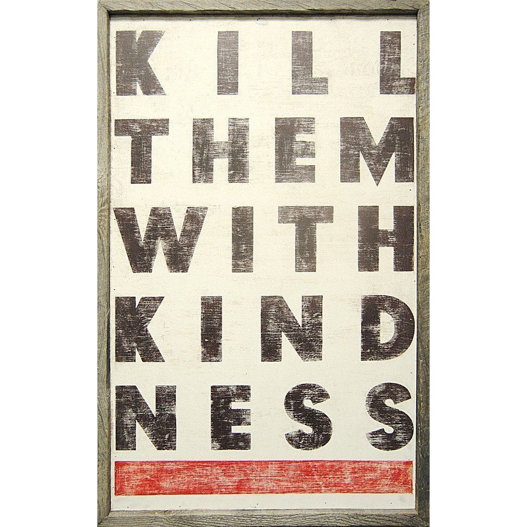 print - kill them with kindness-art print-default-jack and jill