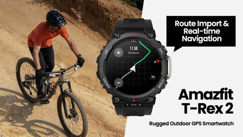 Amazfit T-Rex 2 latest update adds Real-time Navigation & Route Import  features - Gizmochina