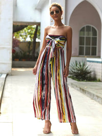 Title 2, Summer print jumpsuit casual pants for effortle...