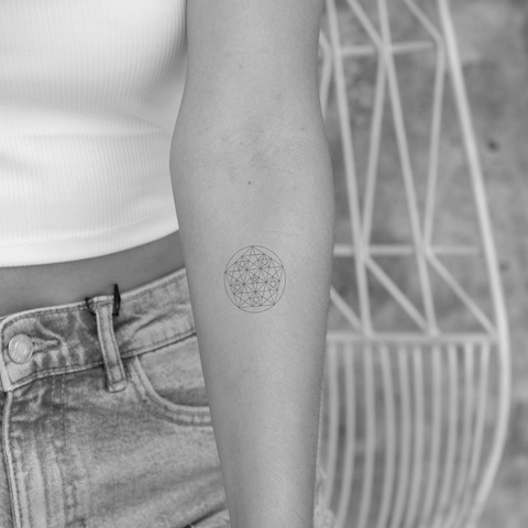 line star tattoo