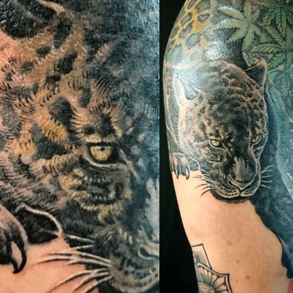 Japanese tiger tattoo