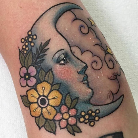 moon tattoo