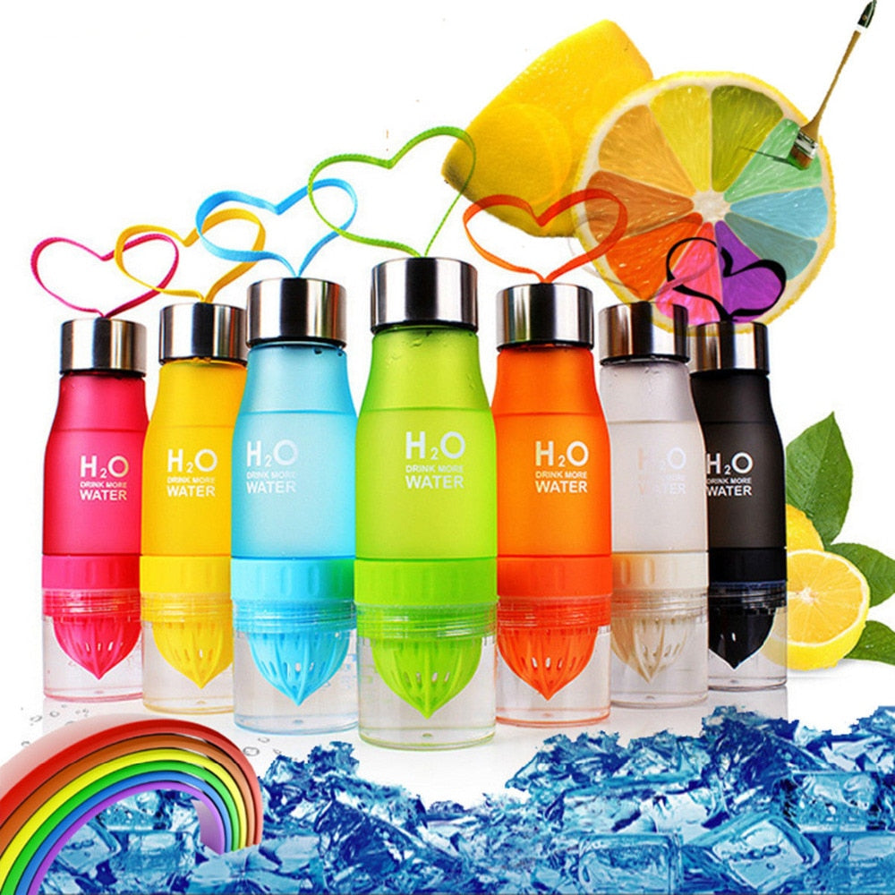 h2o anti-leak fruit infusion water bottle