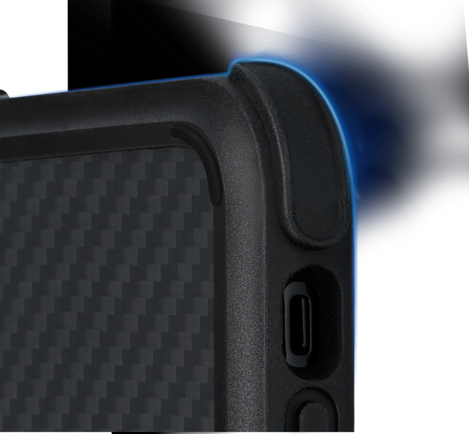 airpockets, frame, corner bumpers, and shock-absorbing air pockets