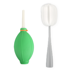 Large Pet Feeder Brush / Dust Blower