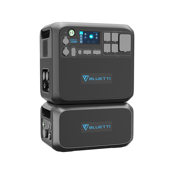 ac200max +b230 lithium iron phosphate battery solar generator