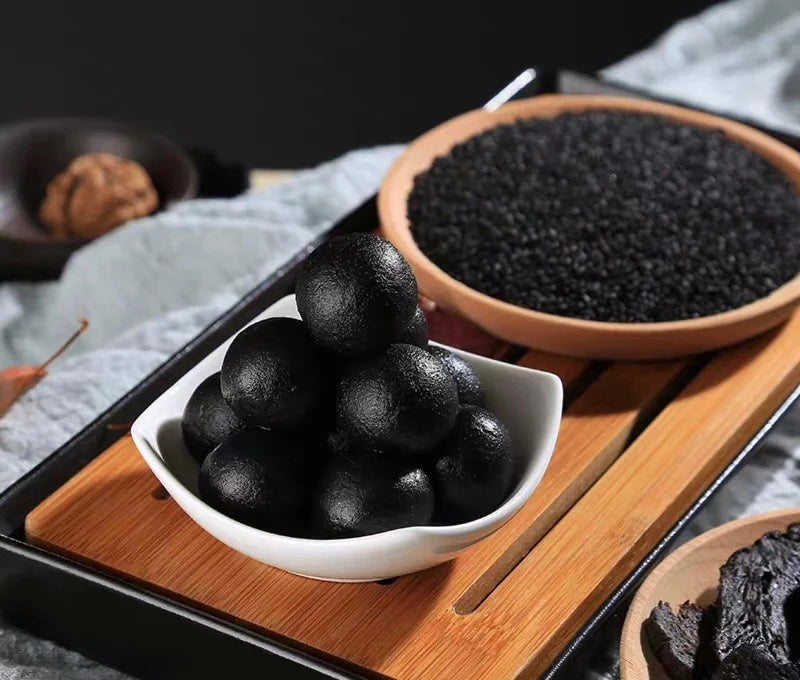 九蒸九晒补肾乌发丸 约30个/每罐 450g——脱发白发肾虚