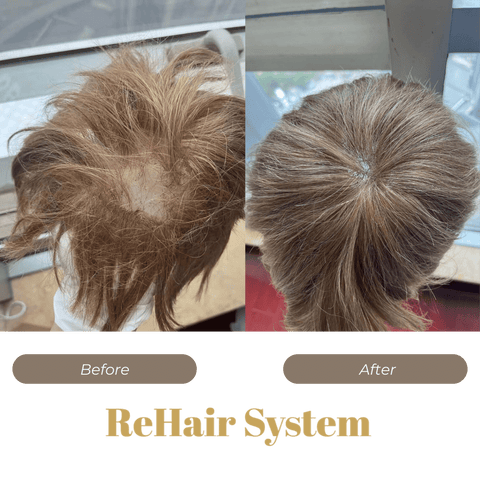 Old Hairpiece Repair - ReHair System