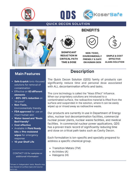 Copy of Quick Decon Solution (QDS) - gallon