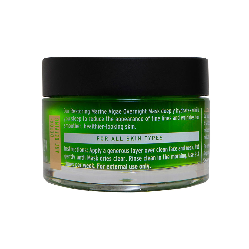 restoring marine algae overnight face mask