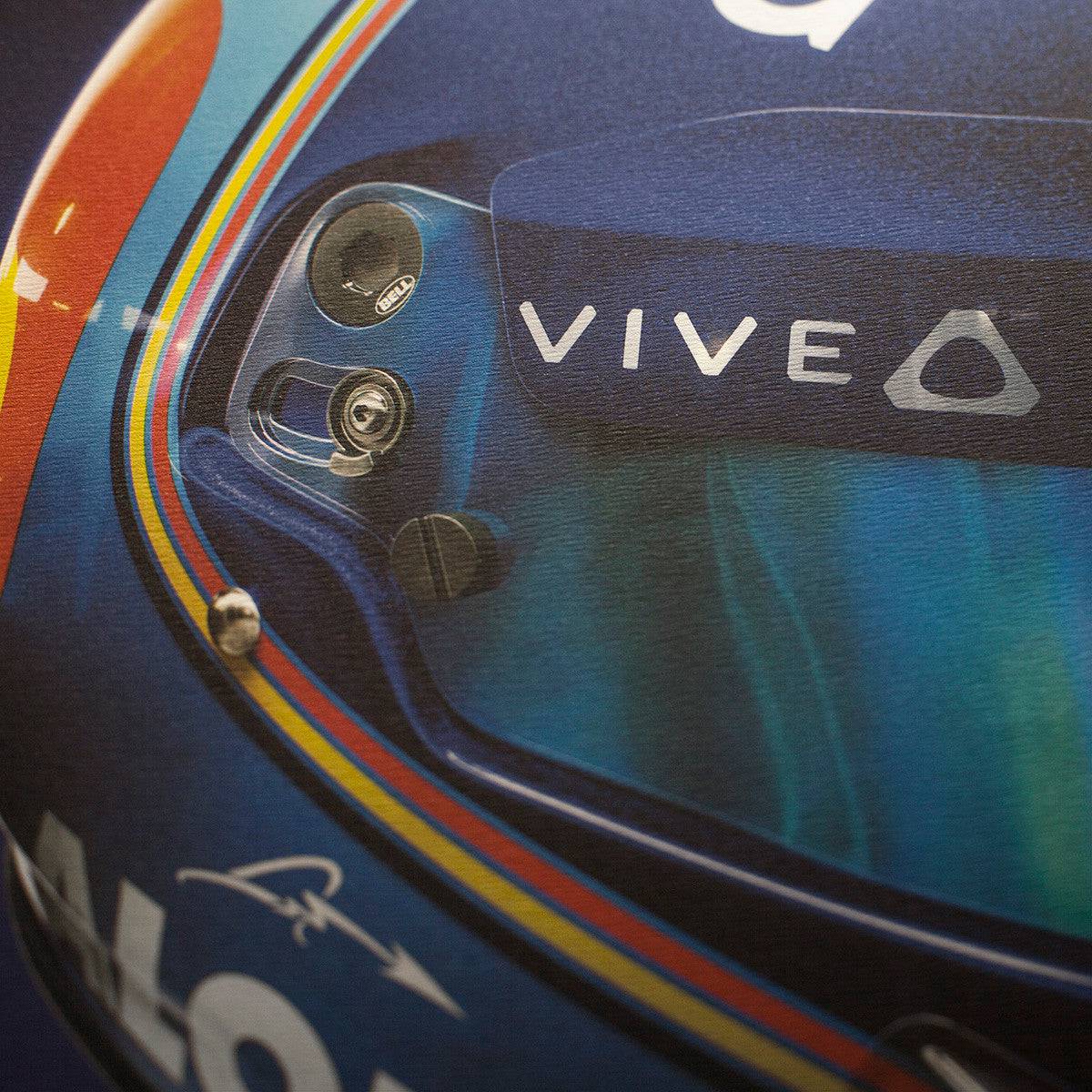 McLaren  - Fernando Alonso - Helmet - 2018 - Poster