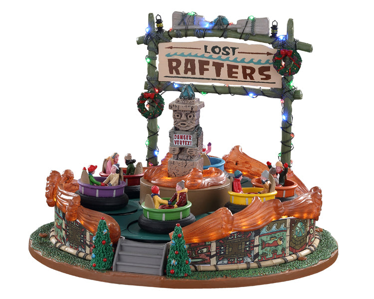 lemax 04722 lost rafters, sights and sound piece- gift spice