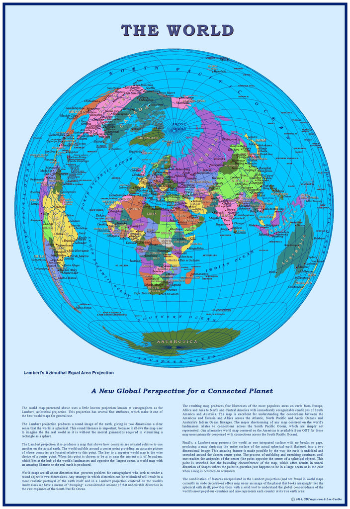 jerusalem-centered world map