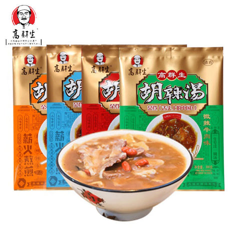 高群生4种口味的胡辣汤英国