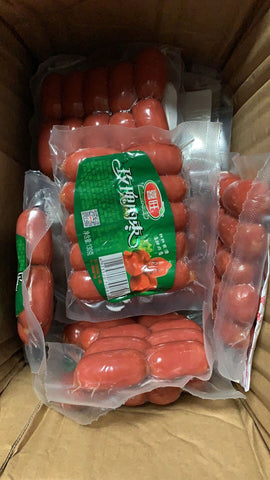 亮亮妈转运到英国的喜旺玫瑰肉枣香肠