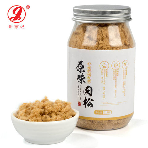 叶家记瓶装原味肉松