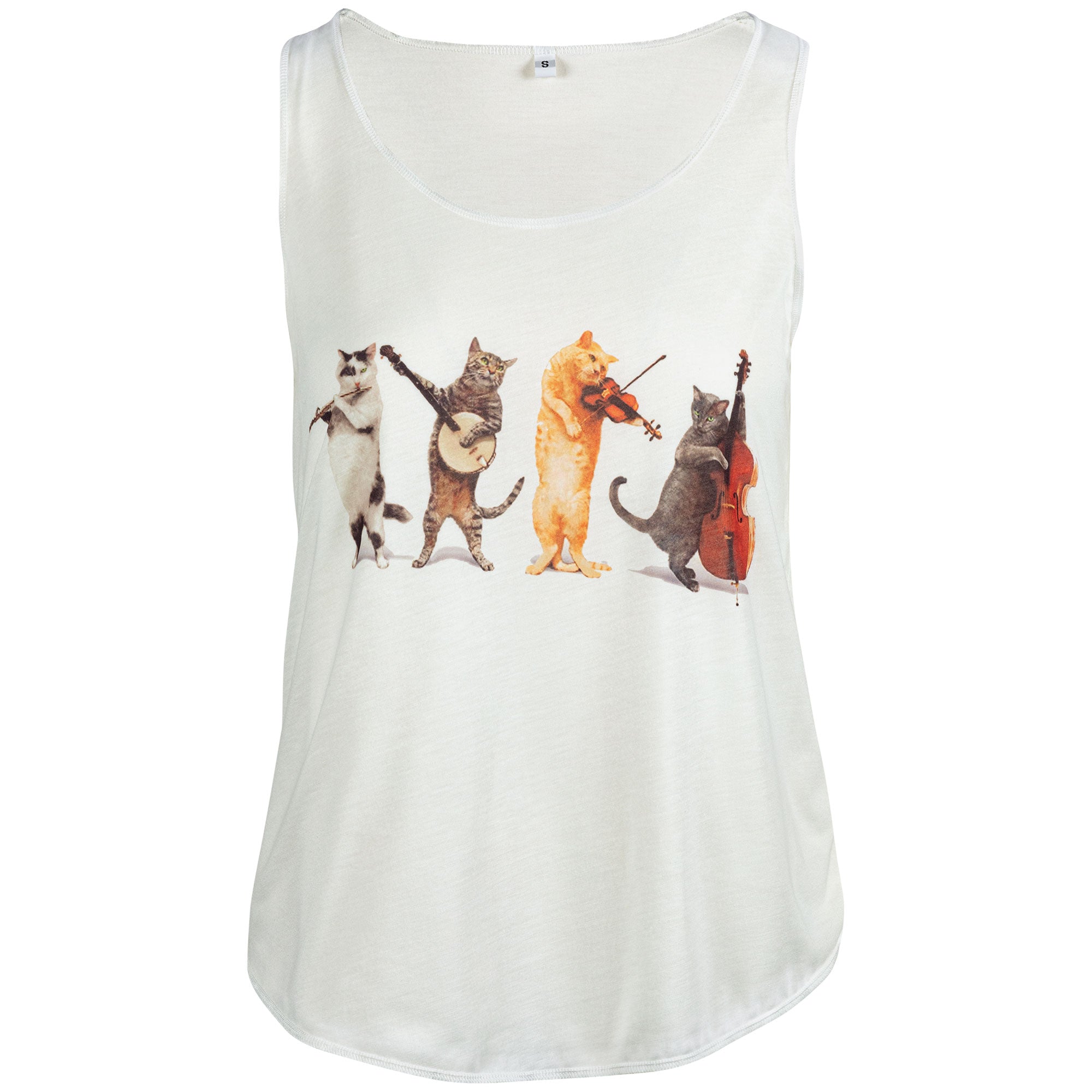 musical cats tank top