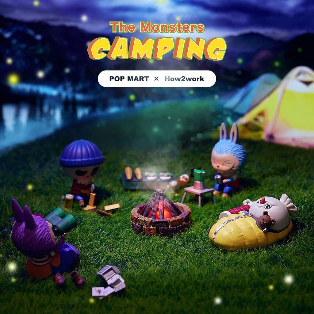 pop mart the monsters camping series