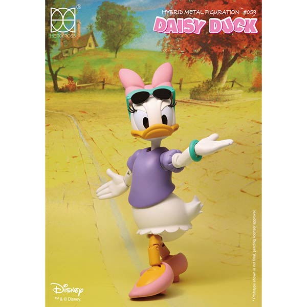 herocross daisy duck figure 迪士尼精品公仔模型-黛丝鸭 up-next hk