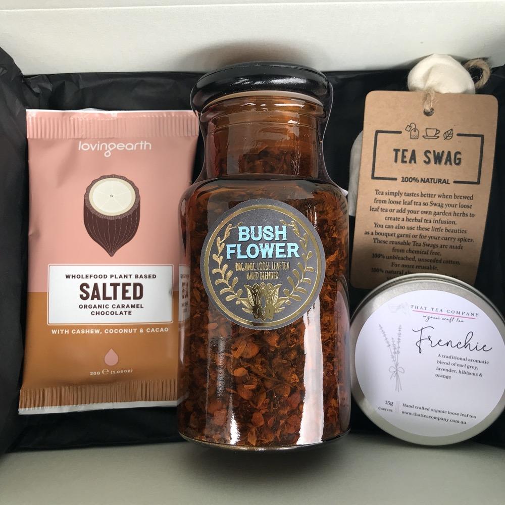 organic tea time gift hamper - everybody loves hampers