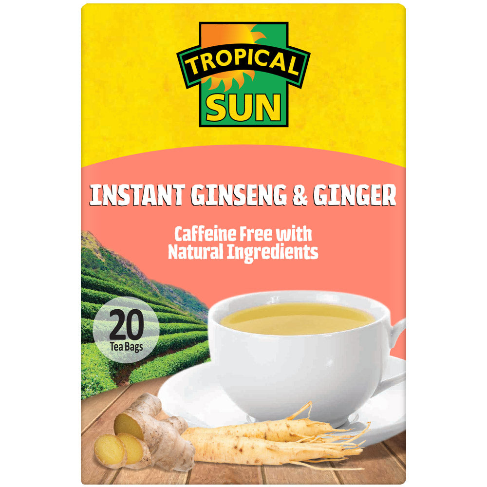 instant ginseng & ginger tea