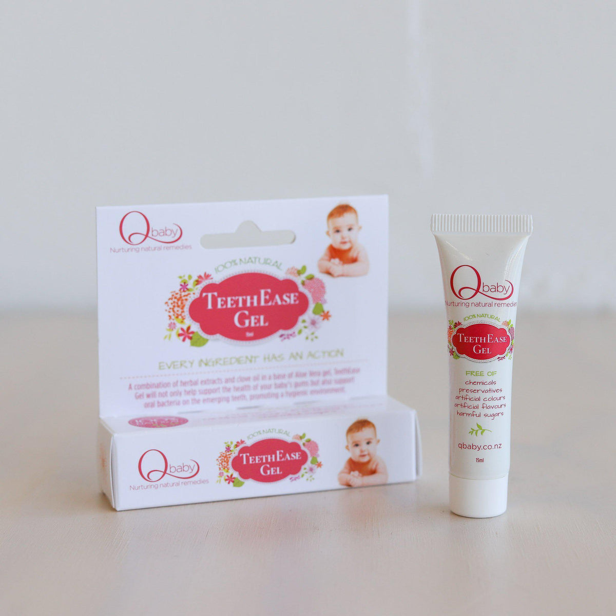 qbaby teethease gel | global baby | baby teething products