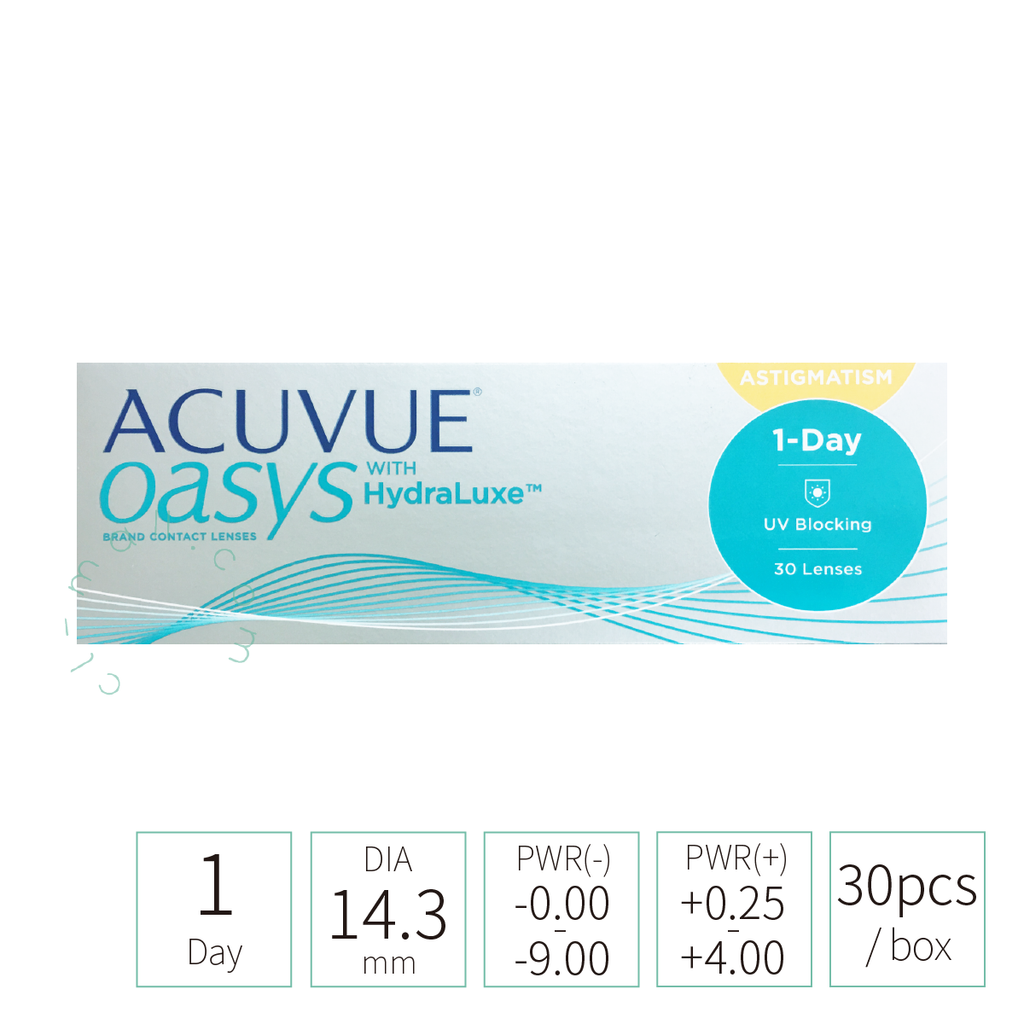 1-day oasys with hyraluxe for astigmatism 散光 (近视/远视)