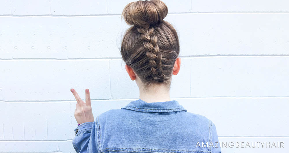 Upside Down Braided Bun