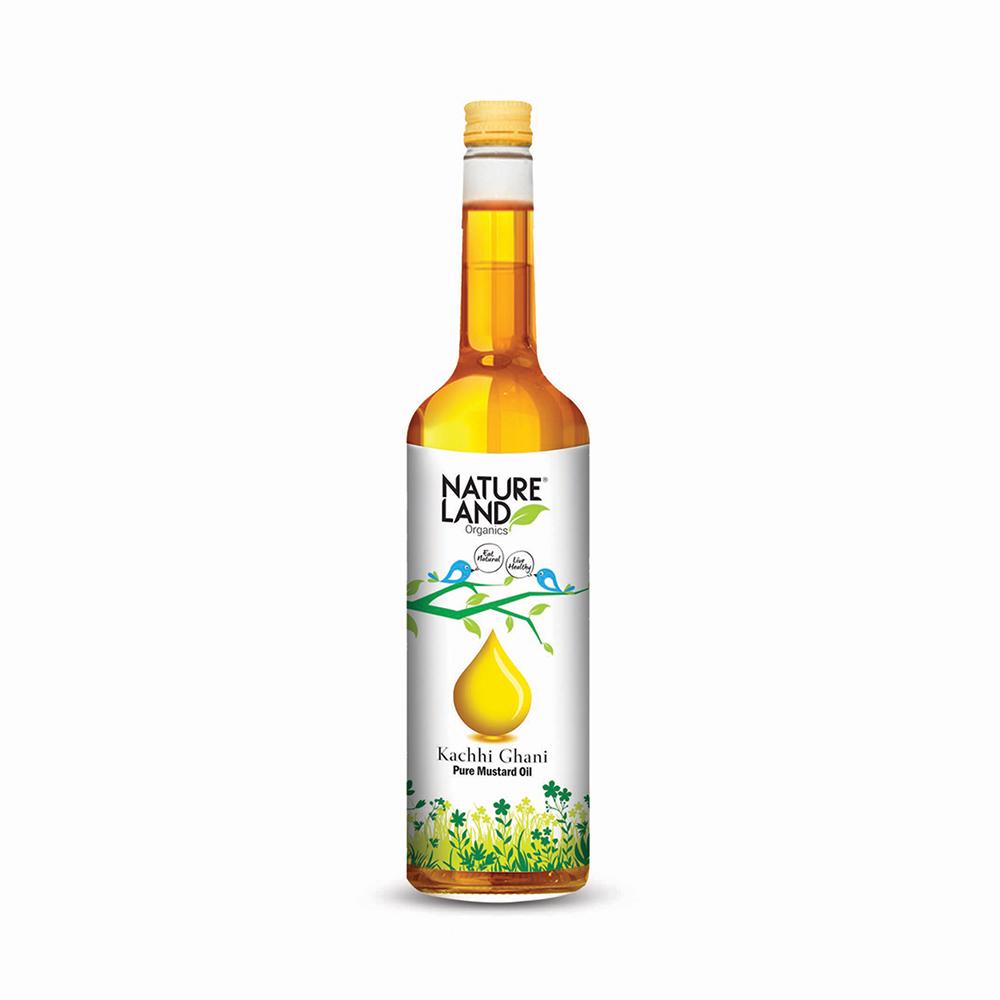 natureland organics mustard oil 1 ltr.