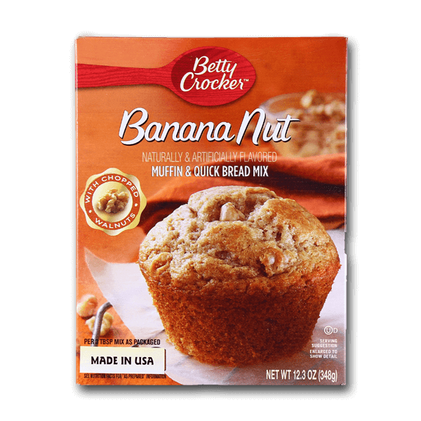 betty crocker banana nut muffin & quick bread mix