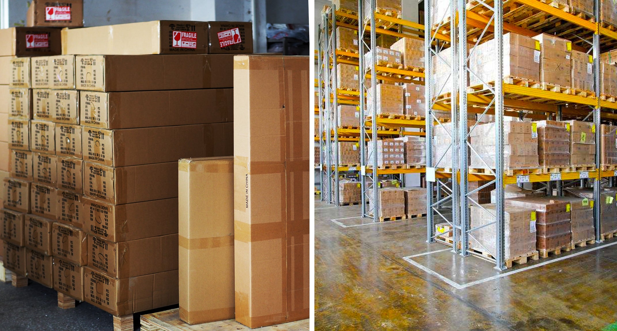 packaging the crystal chandeliers