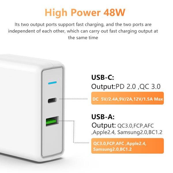 TOPESEL USB wall charger