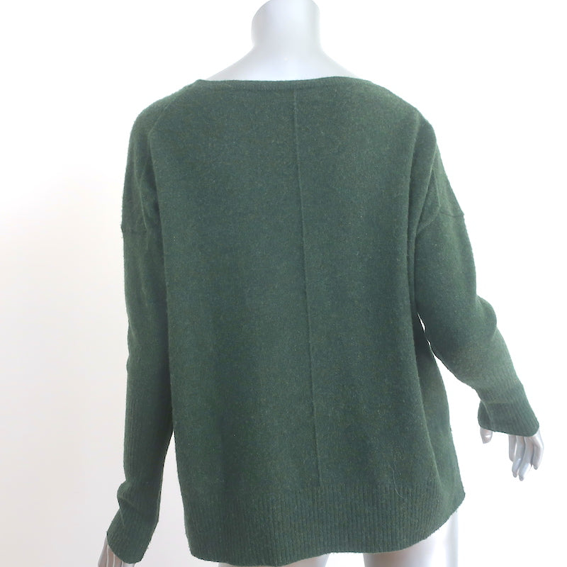 Nili Lotan Cashmere Sweater Forest Green Size Medium