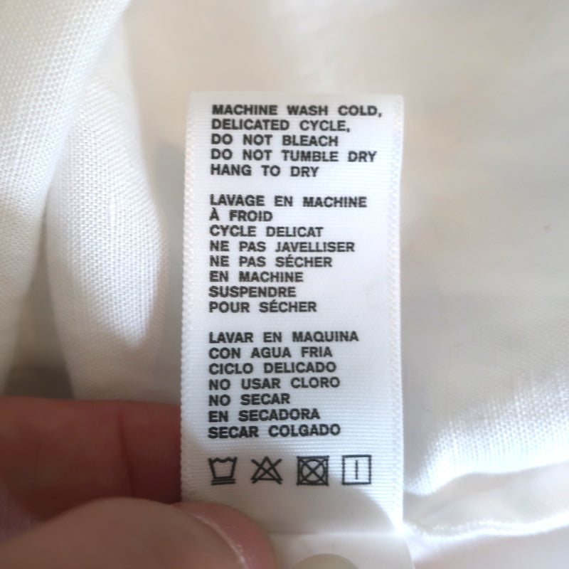 James Perse El Matador Shirt White Linen-Blend Size 3 Long Sleeve Top NEW