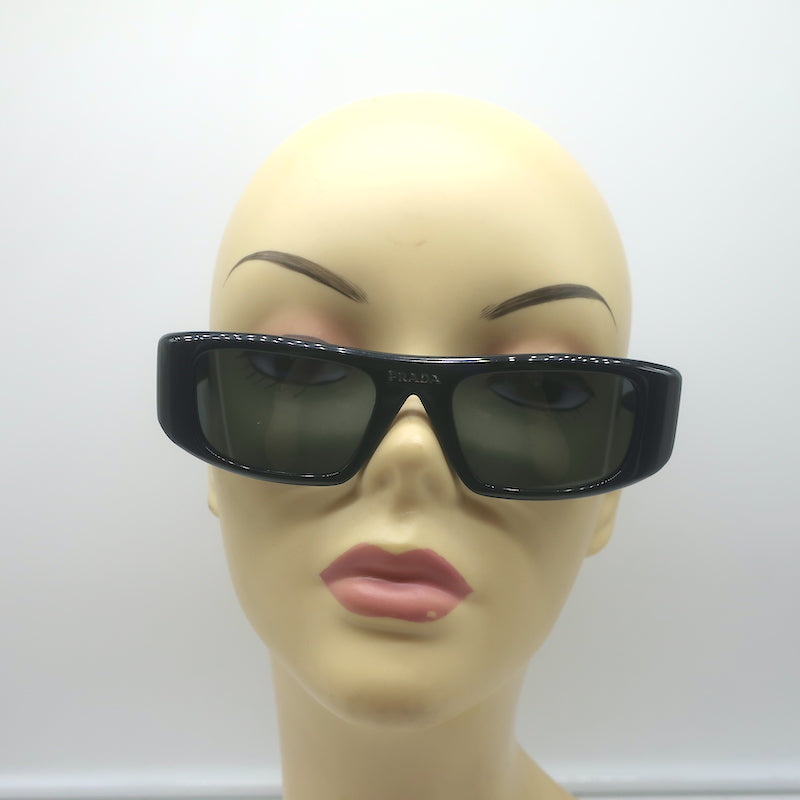 Prada x Raf Simons Catwalk Rectangular Sunglasses Black SPR20W 1AB-5SO