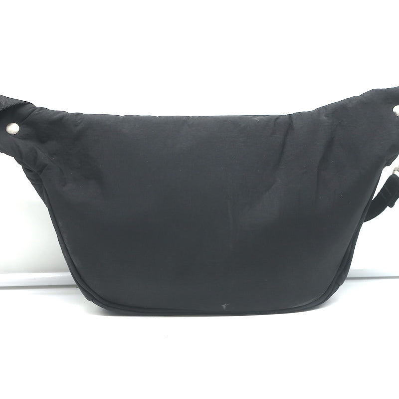 Moussy Fanny Pack Black Nylon Medium Crossbody Bag
