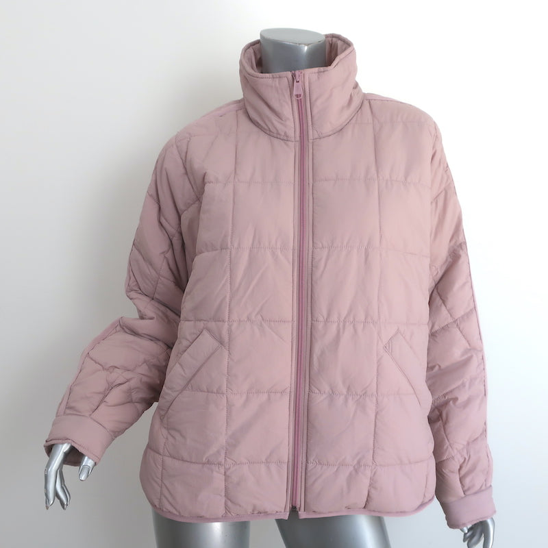 Free People FP Movement Pippa Packable Puffer Jacket Mauve Size Medium