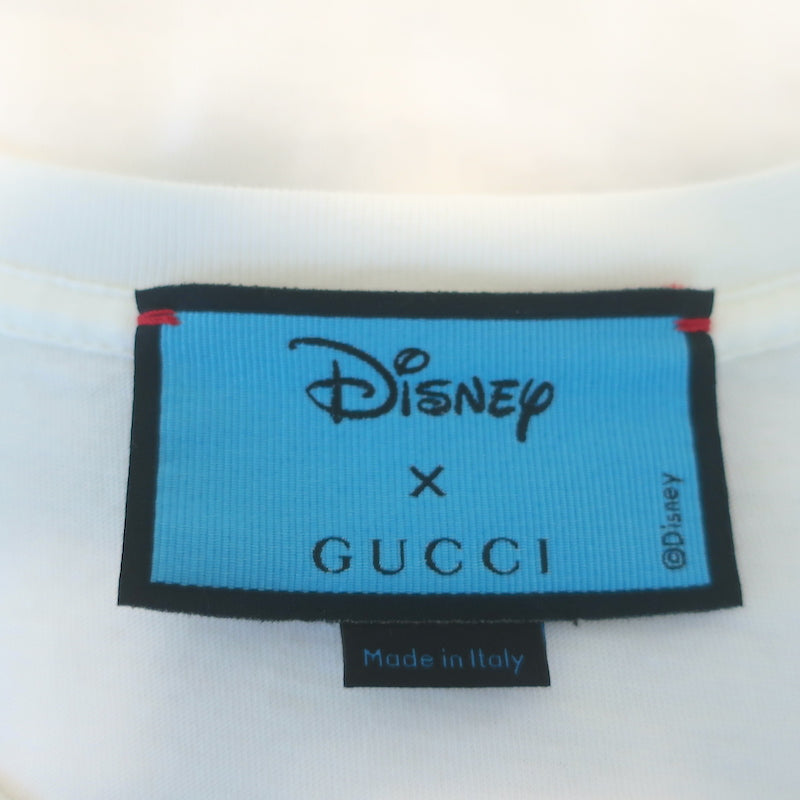 Gucci x Disney Donald Duck Cropped T-Shirt White Size Large Short Sleeve Top