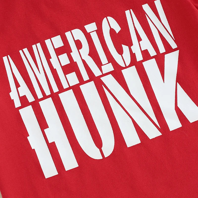 American Hunk T-shirt & Shorts