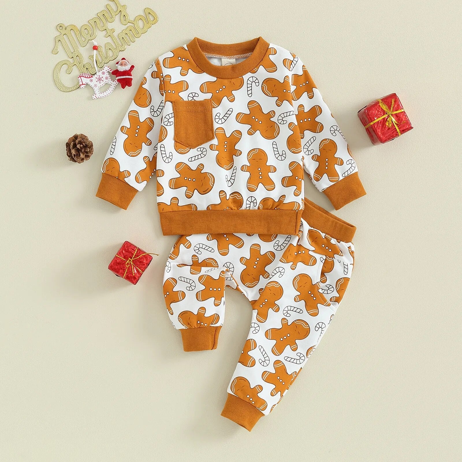 Gingerbread Christmas Cookie Outfit