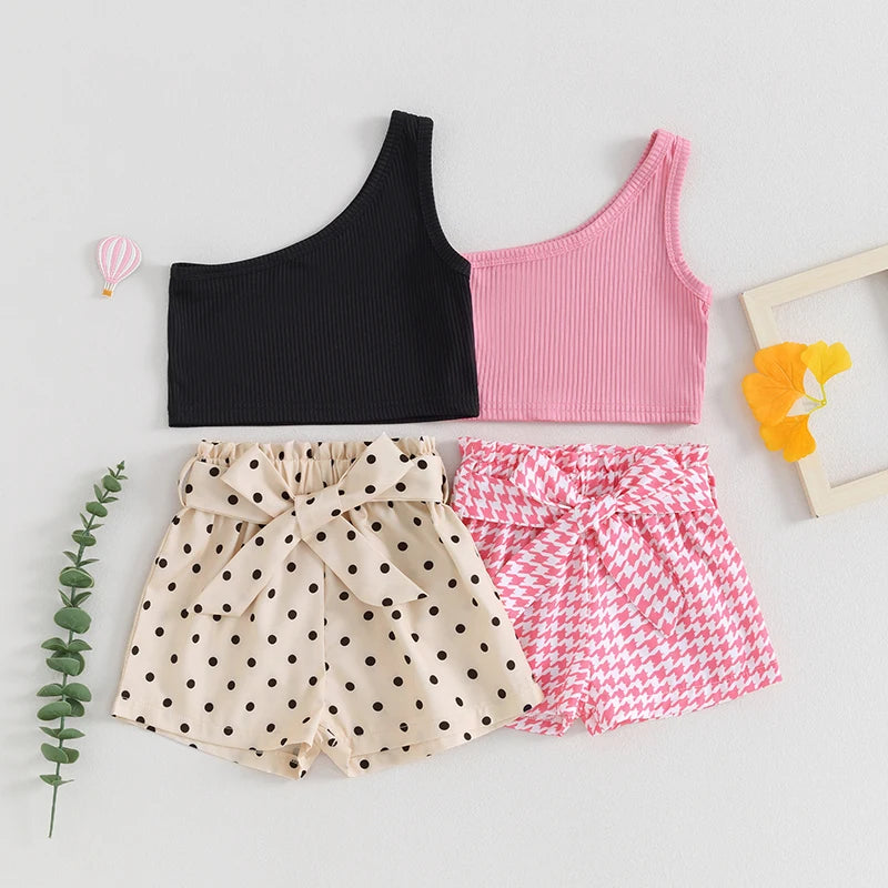 Odette Off Shoulder Top & Patterned Shorts