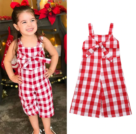Red Checkered Jumpsuit