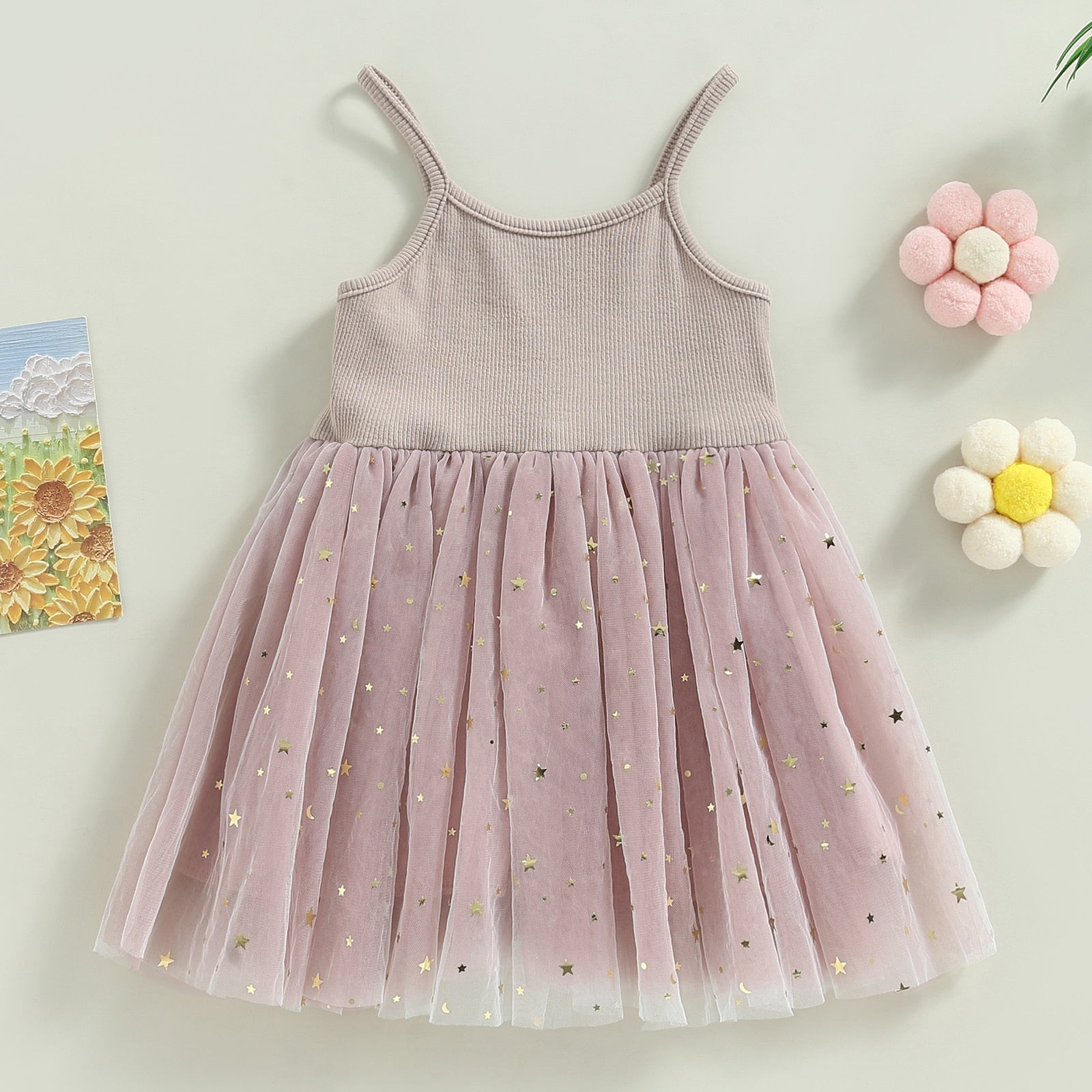 Star Mesh Tutu Dress