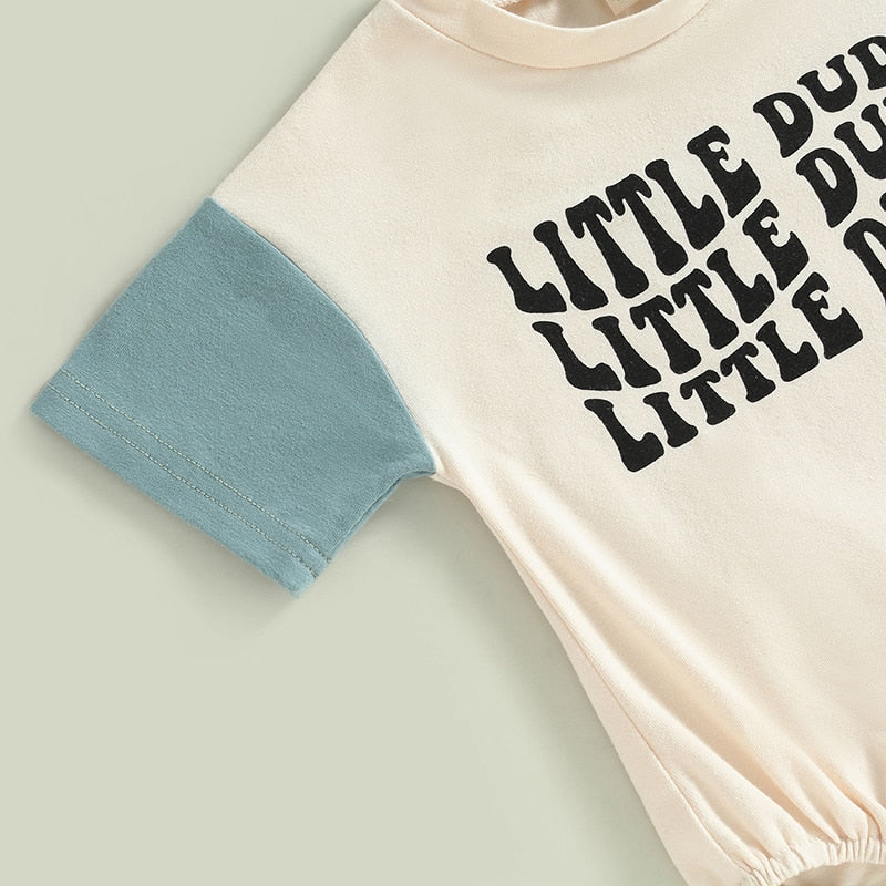 Short Sleeve Little Dude Onesie