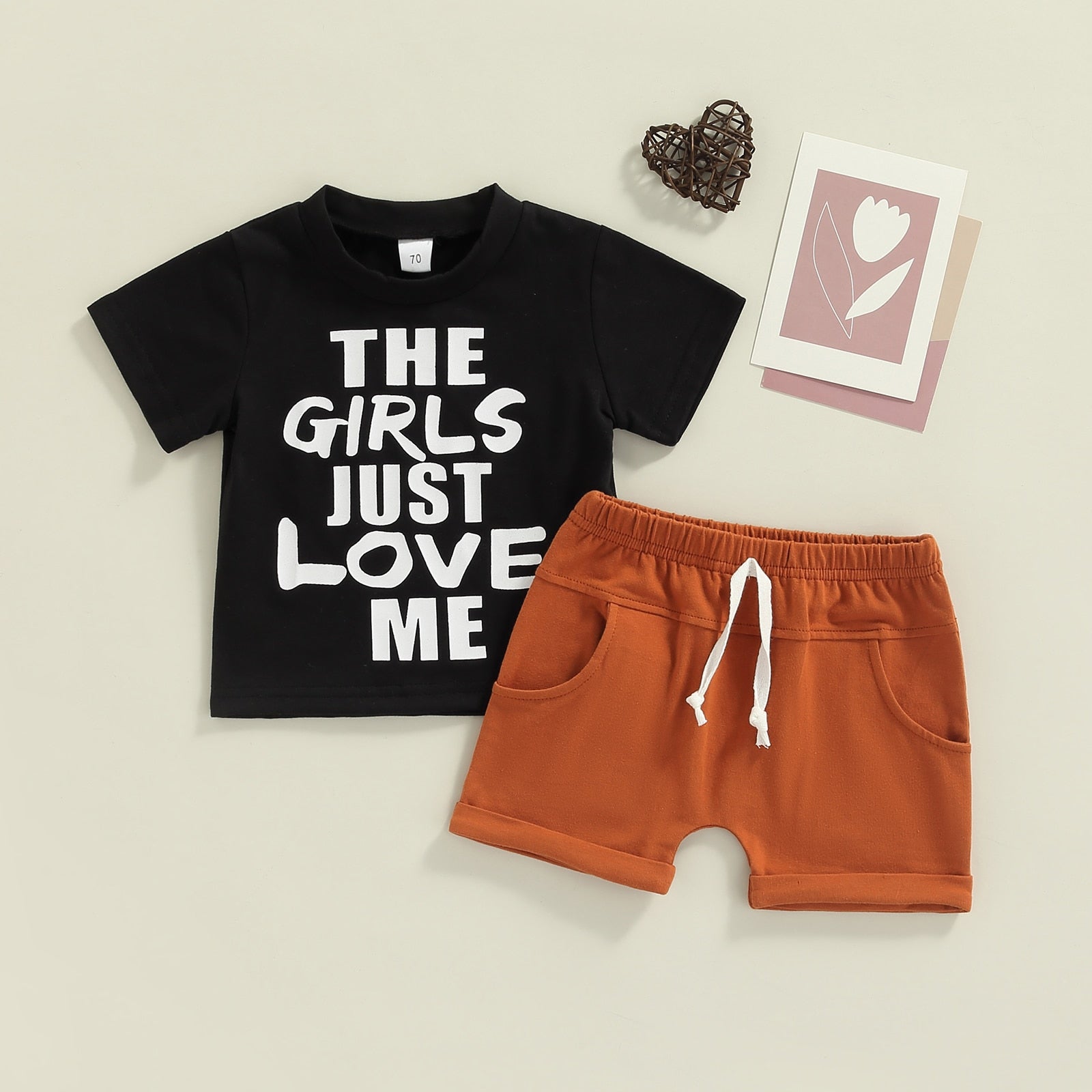 The Girls Just Love Me T-shirt & Shorts