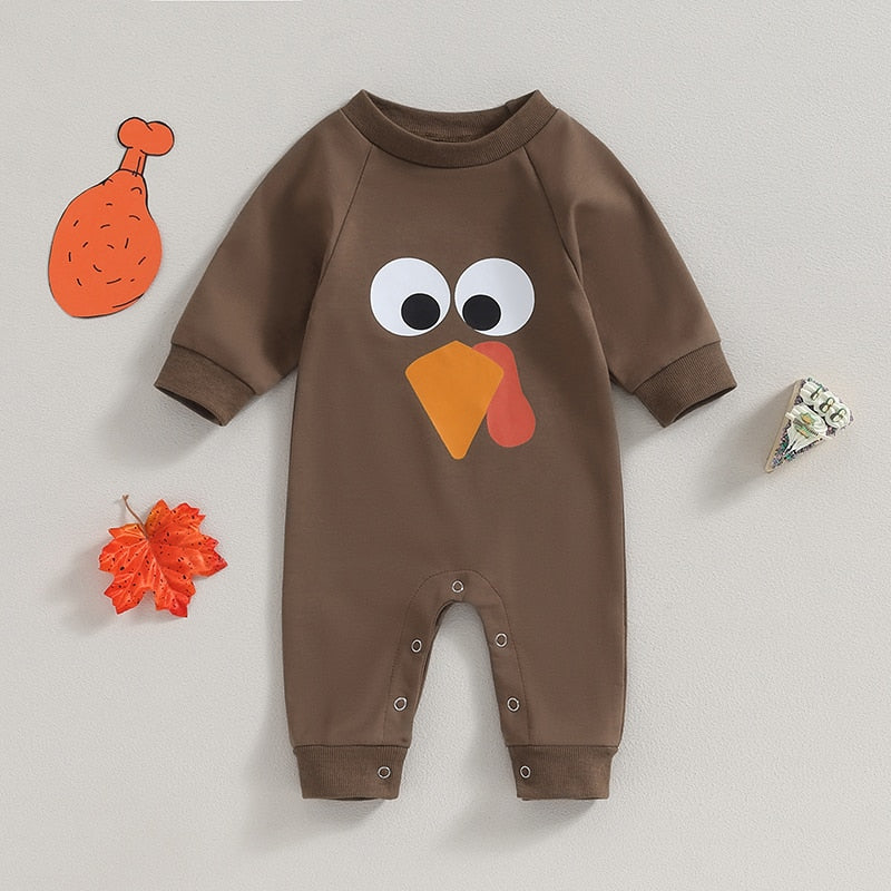 Brown Turkey Romper