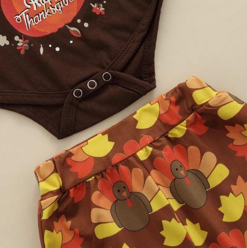 Turkey Surprise Thanksgiving Outfit